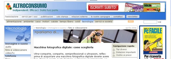 Annunci Fotografia Calabria - Vendita macchine fotografiche digitali